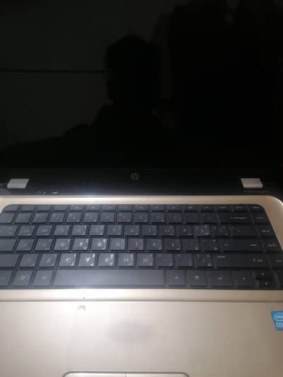 HP laptop golden colour