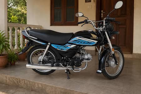 Brand new bike with good quality helmet free.