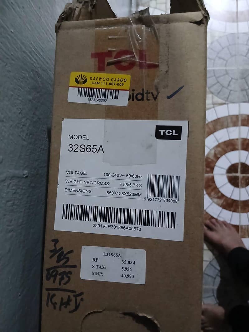 TCL android 32 inch 3