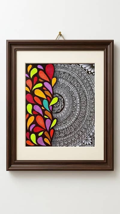 Mandala art creative design