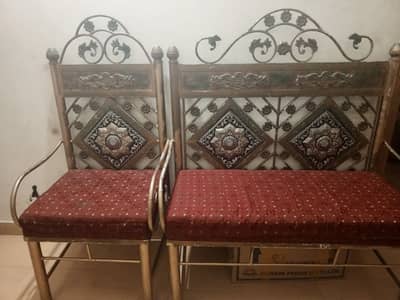 Iron made sofa set