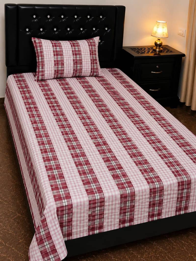 Single Cotton Patchwork Bedsheets 1
