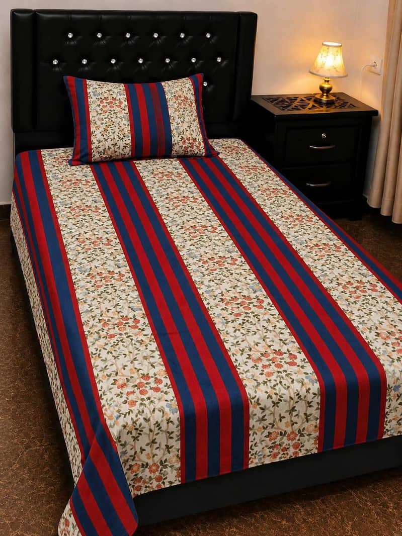 Single Cotton Patchwork Bedsheets 2