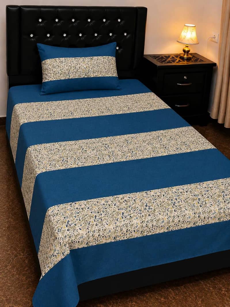 Single Cotton Patchwork Bedsheets 9