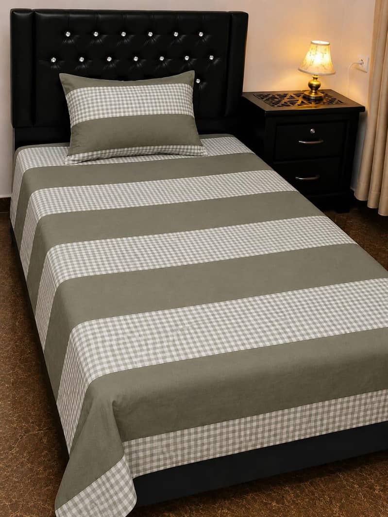 Single Cotton Patchwork Bedsheets 16