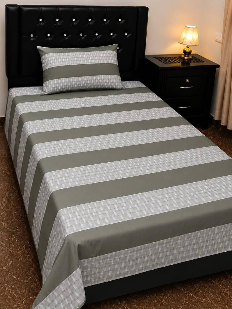 Single Cotton Patchwork Bedsheets 17