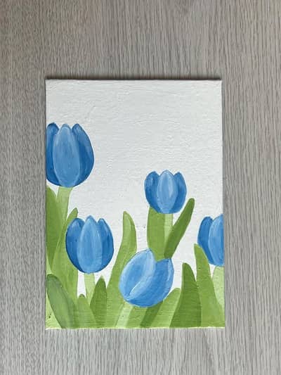 Tulip flower painting
