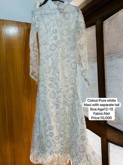 One time used wedding clothes