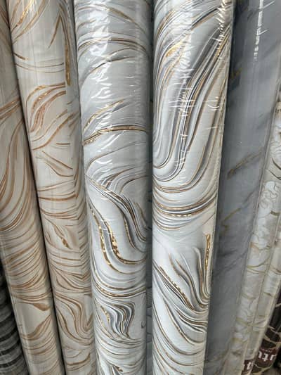 Fabric wallpaper designs