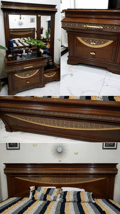 Pure Sheesham  Wood like new Bedroom Set for Sale