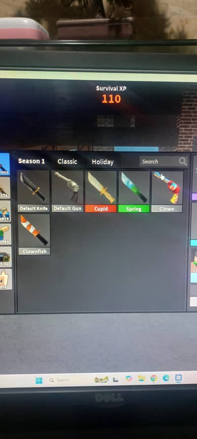 Icewings knife in Roblox MM2