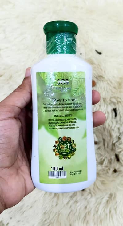 hair growth oil, shampoo, serum