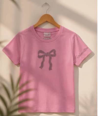 Women T-shirt in pink