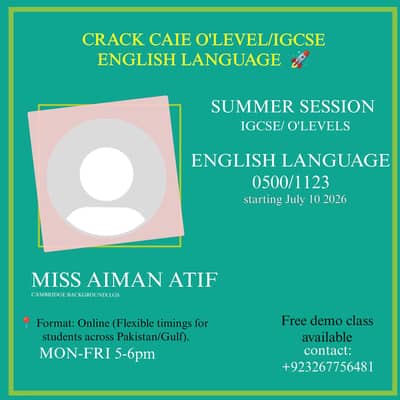 O'LEVELS/IGCSE ENGLISH LANGUAGE