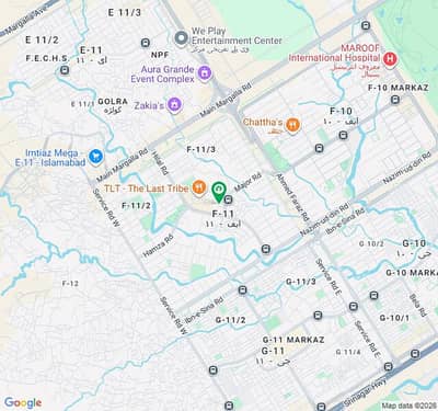 1 Kanal ( 50*90 ) Corner Plot Is Available For Sale In Sector F-11 , Islamabad
