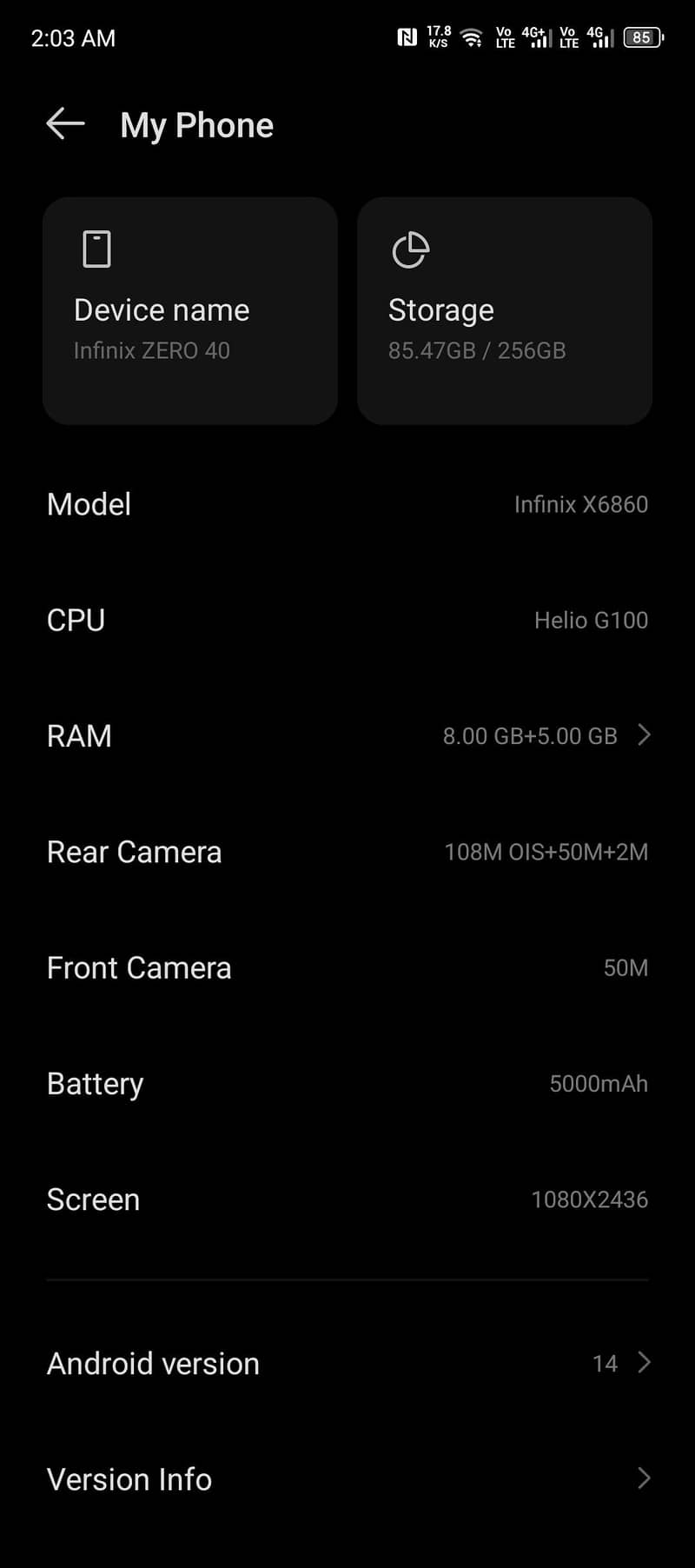 Infinix Zero 40 0