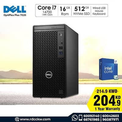 Dell Optiplex 7020 Plus i7 14th Generation.