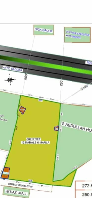 Compact Clear Land near opposite Giga mall