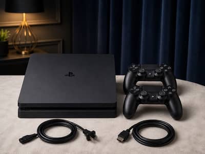 PS4 Slim 500GB | 2 Controllers | FIFA 19 | Factory Sealed