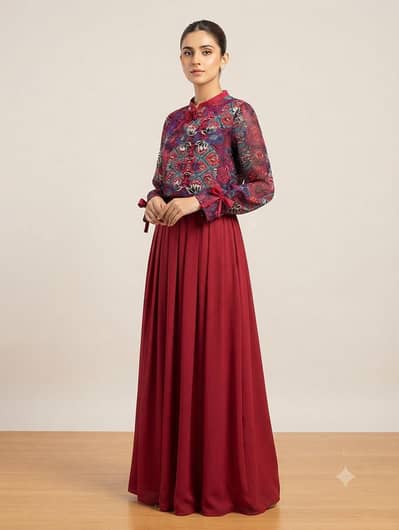 2pcs coord set skirt and top
