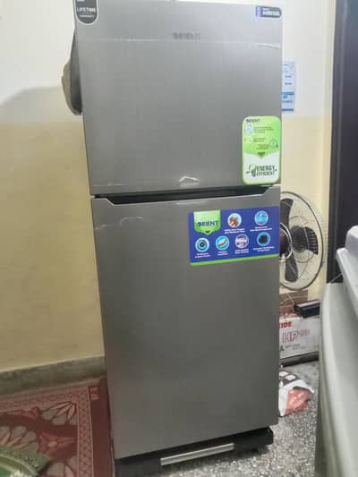 Orient Refrigerator 505 Gray New Construction just Packing open