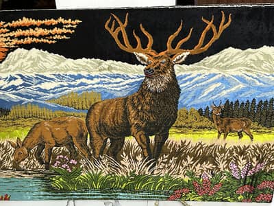 Carpet wall painting
