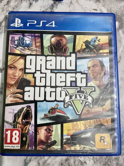 Naruto Ninja Storm 4  & GTA 5| Ps4 disc