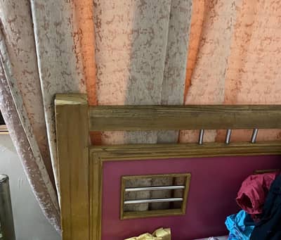 kids bed and wardrobe wooden best quality