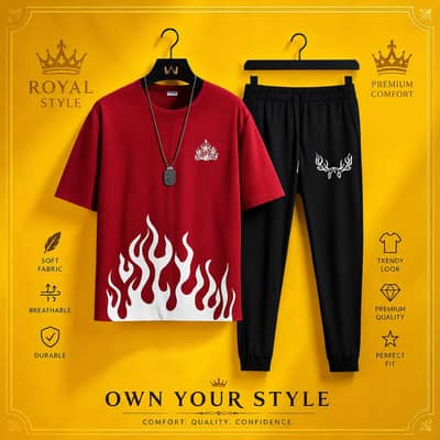 boys and mens tracksuit and T-shirts