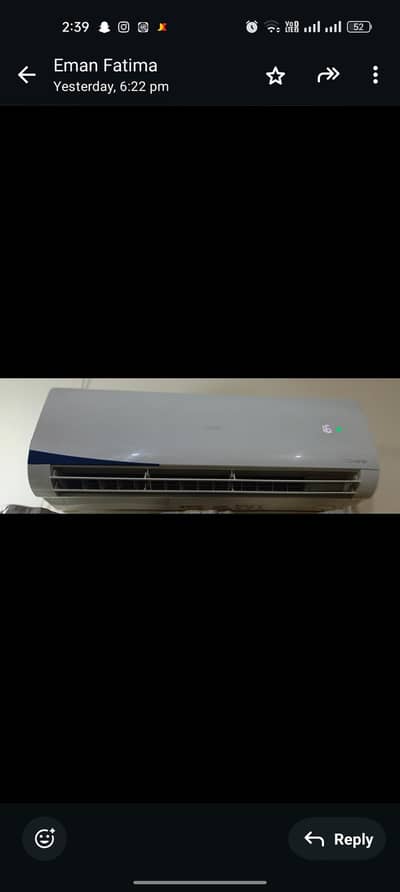 haier Ac 1.5 tun