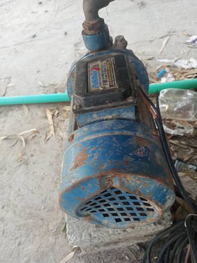water mono pump 1/2 hp silver winding