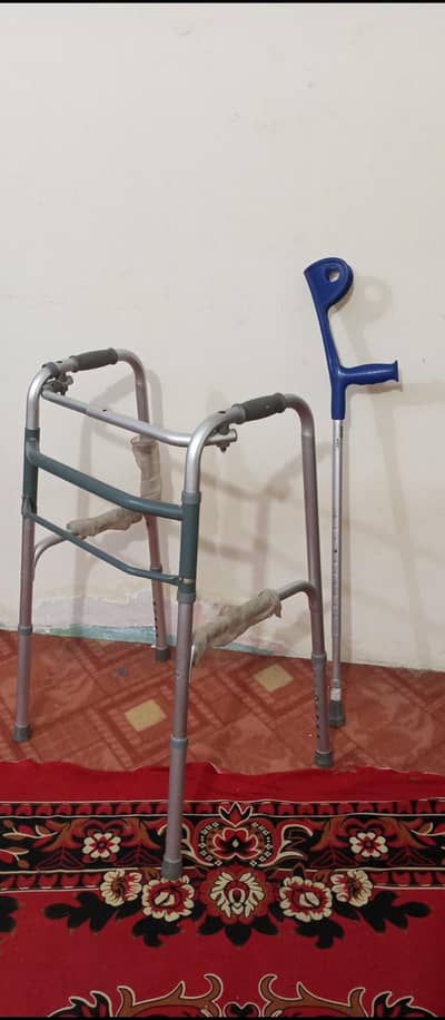 Patient Walker & Stick