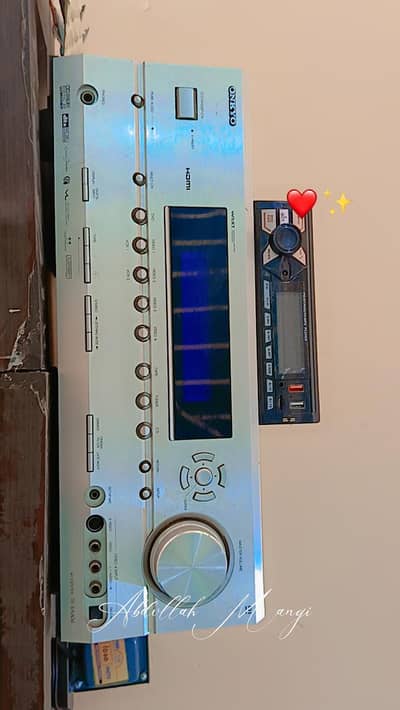 onkyo 7.1 surround channel amplifier