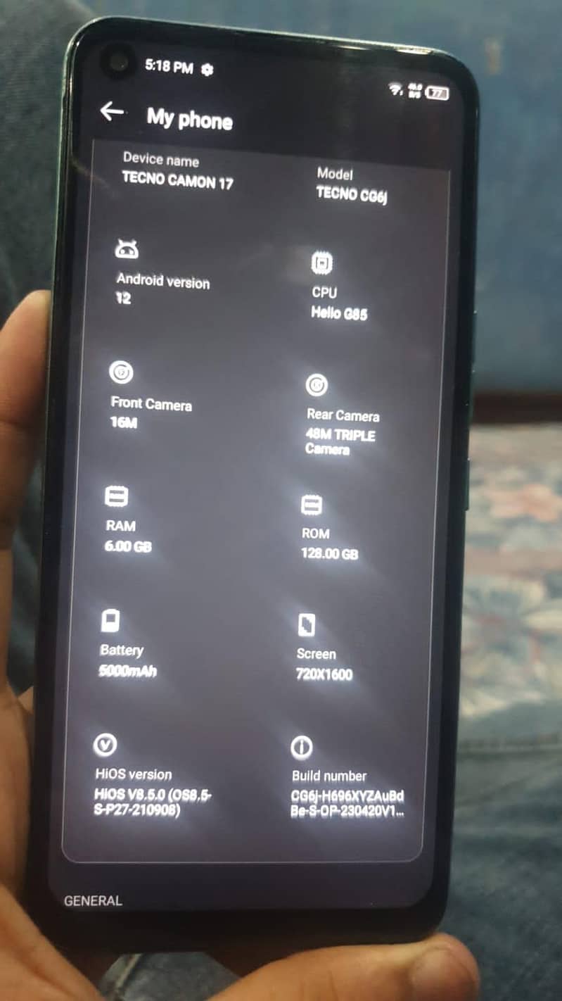 Tecno Camon 17 1