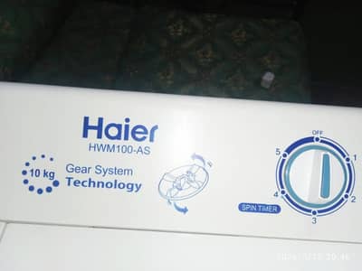 Haier washing machine twin tub model number HWM 100 AS