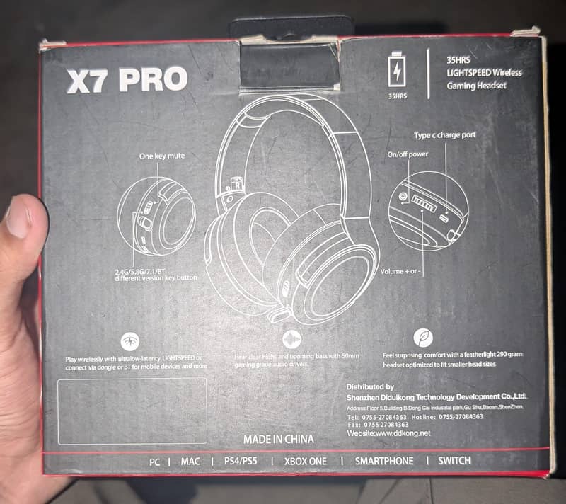 python fly x7 pro gaming headphones 1
