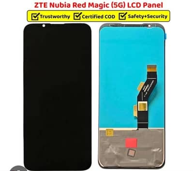 ZTE Nubia Red Magic All Models Orignal Amoled Panels And other parts