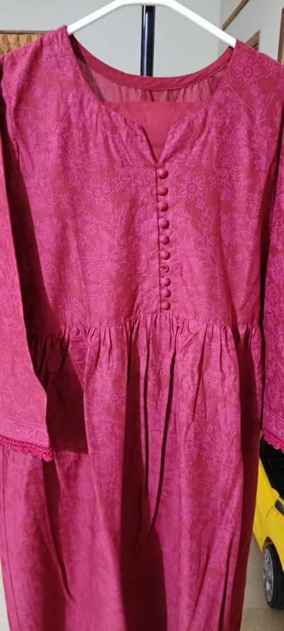khaadi 3 piece  lawn dress