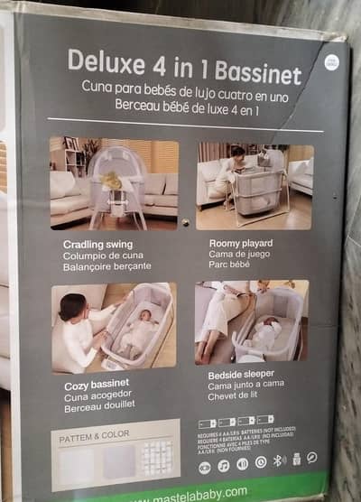 Mastella multipurpose baby cot