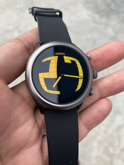 Fossil Sport Smartwatch - Black Silicone - 43mm - 22mm