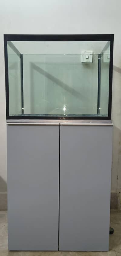 Complete Aquarium Setup 24x18 (8mm Glass) + Heater, Led & Sand Bag
