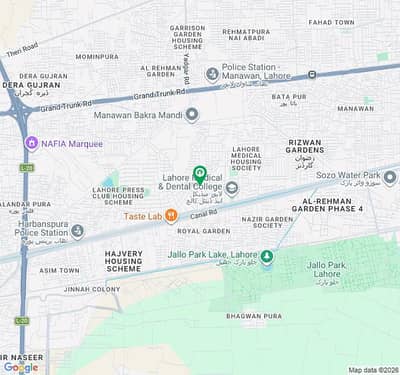 20 Marla Plot For Sale On Service Road