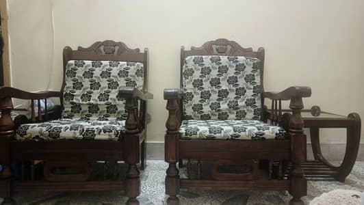 5 seater used sofa  with 3 tables