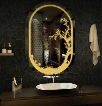 touch mirror double light