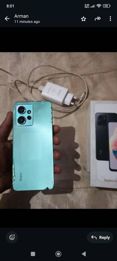 Xiaomi Redmi 12 mobile 6 GB Ram 128 GB WhatsApp number 03227071504