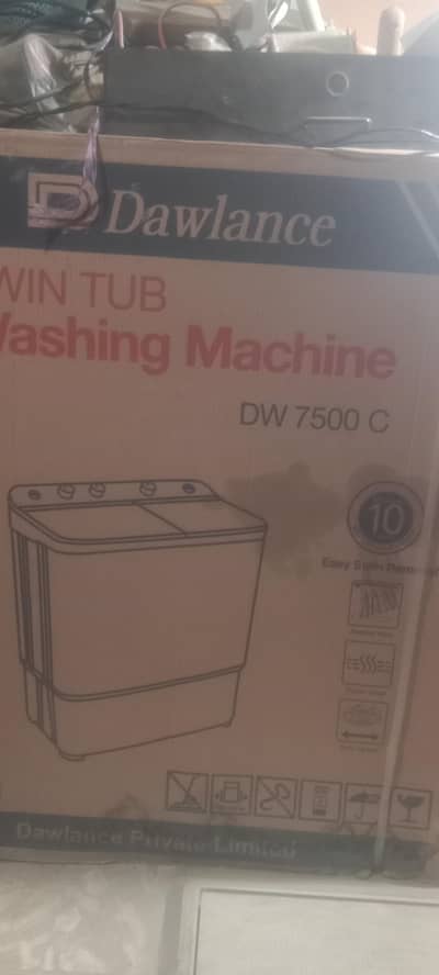 washing machine and dry new condition no use