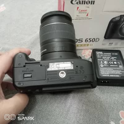 Canon EOS 650d DSLR Just Like New