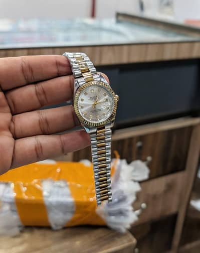 premium date adjustment watch for man's