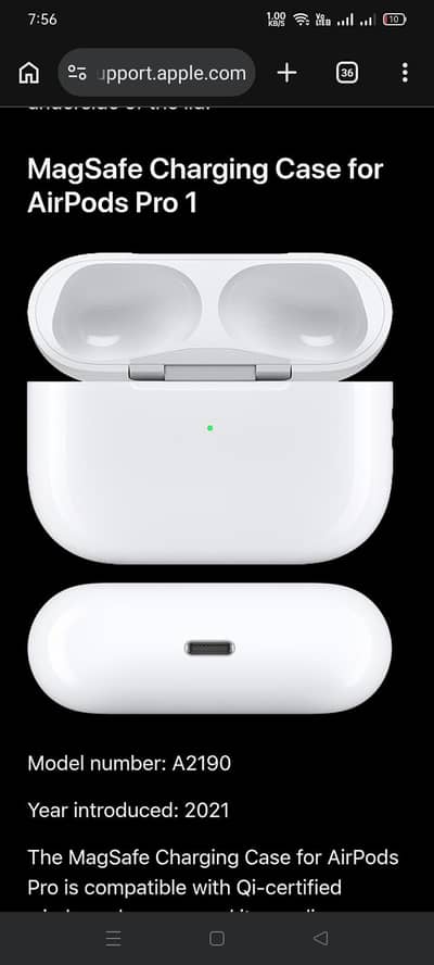 apple airpods pro 1 magsafe