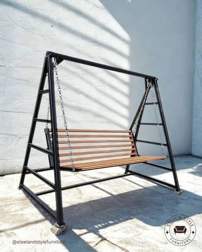 Iron frame Swing Chair Bench | Outdoor Swing Bench